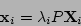 \begin{displaymath}
{\bf x}_i = \lambda_i P {\bf X}_i
\end{displaymath}